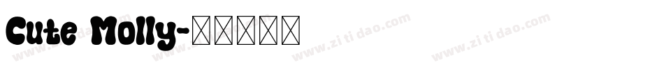 Cute Molly字体转换